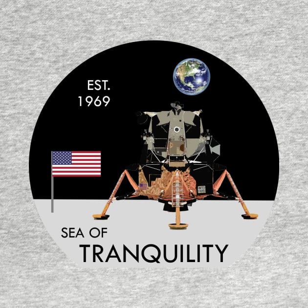 Apollo 11 Moon Landing Sea of Tranquility by IORS